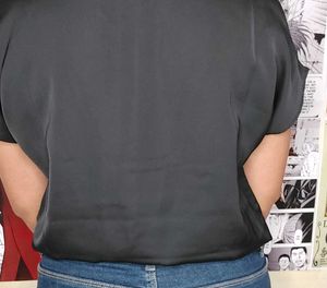 Elegant Black V-Neck Top