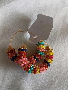 Pair Of Multiple Color Earring