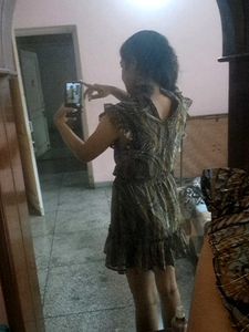 Paisley Print Dress