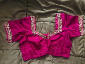 Pure Silk Hand Work Blouse
