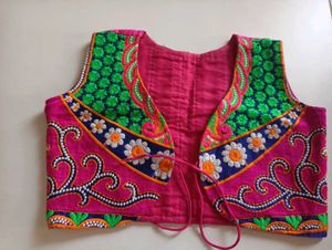 Pink Embellished Blouse