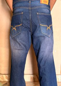 Roadster Wide Leg Denim Jeans Men