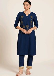 Elegant Blue Kurta with trouser