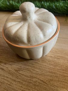 Pumpkin Spice Ceramic Jar