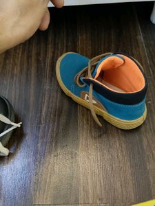 Cute Blue Baby Booties