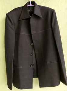 Black Collar Coat For Men&#39;s