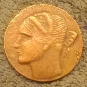 1839 Queen Victoria Copper Token