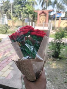 Crochet Rose Bouquet