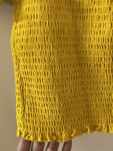 Golden Hour Glow Off-Shoulder Smocked Crop Top