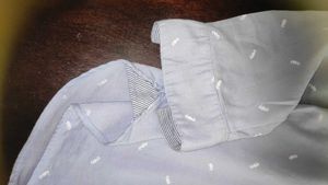 Blue Patterned Shirt