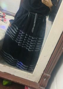 Black Abaya With Duppata
