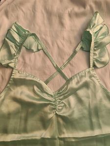 Mint Green Mini Dress
