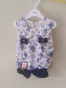 Cute Floral Baby Outfit