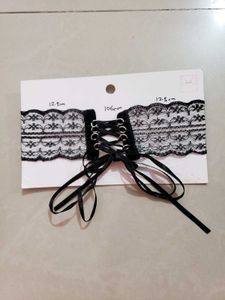 Lace-up Corset Choker