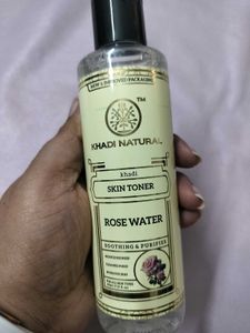 Unused Brand New Khadi Natural Rose Water