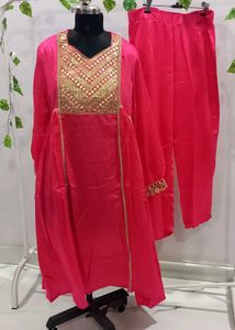 Heavy golden Sequins suit set