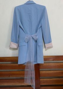 Blue Oversized Blazer