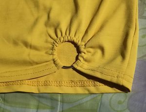 Yellow Crop T-shirt