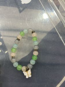 Butterfly Charm Beaded Bracelet