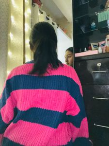 Striped Knit Sweater