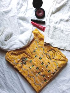 Mustard Straight Fit Kurta