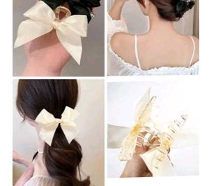 Bow Hair Claw Clips - Set of 2