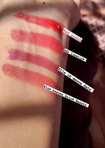 4 Lipsticks Combo, 1 Zodak Red, 2. Elle 18 Mauve Date, 3 Ads Nude Shade, 4: Blue Heaven Powder Matte Lipstick Shade Brick Beauty 😍