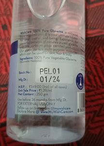 Wishcare 3 In 1 Glycerine