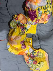 Floral Print Crop Top