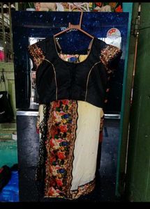 Elegant Floral Saree