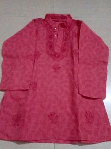 Red Kurta Pajama Set