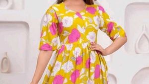 Floral Print Tiered Maxi Dress