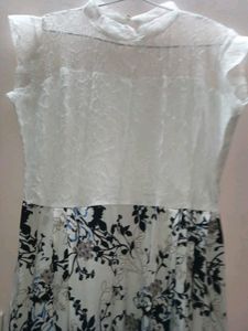White Floral Maxi Dress