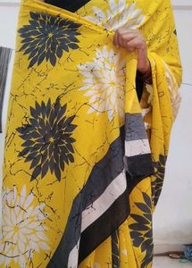 Cotton Printed Saree