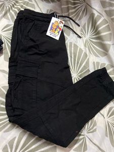 Black Cargo Pants - New with Tags