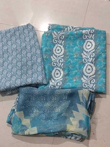 10 Combo Crepe Synthetic Full Set Dress Material