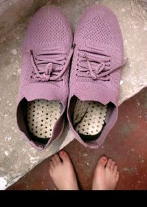 Sports Shoes Used  For Female  Size 38 Foot Length
