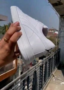 Lamborghini Logo Puma All White Causal Shoes