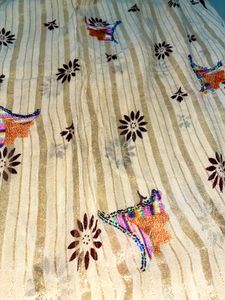 Floral Print Saree