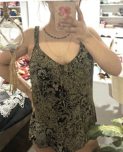 Beaded Lace Halter &amp; Tank Top Set