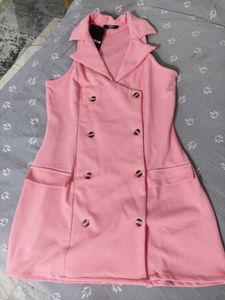 Pink mini blazer