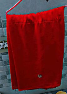 RED SAREES CHUMKIDAR FLOWER DESIGNED