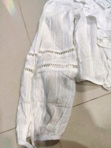 White Peasant Blouse