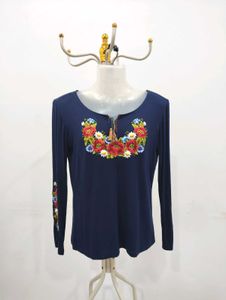 Floral Embroidered Top
