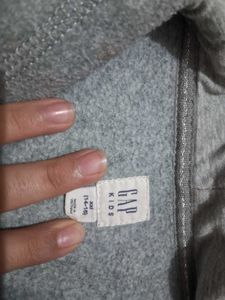 GAP Gray Zip-Up Hoodie