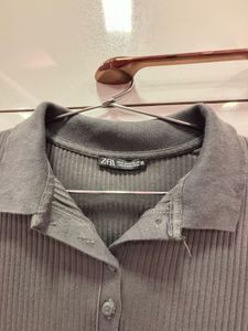 ZARA GREY BODYSUIT- MEDIUM