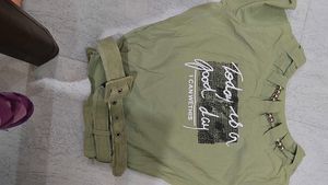 Stylish Olive Green Top