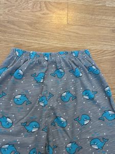 Whale Print Pajama Set