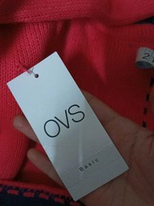 Pink Open Front Cardigan