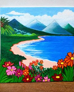 Canvas Painting with Acrylic Paints